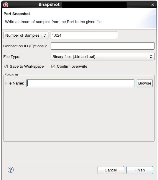 The Snapshot Wizard