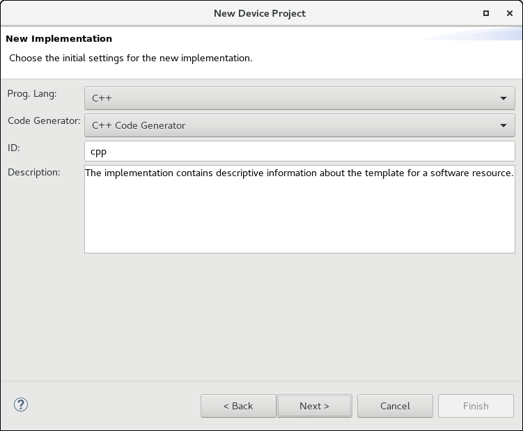 New Implementation Page