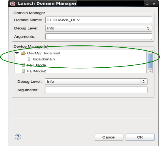 Device Manager Selection