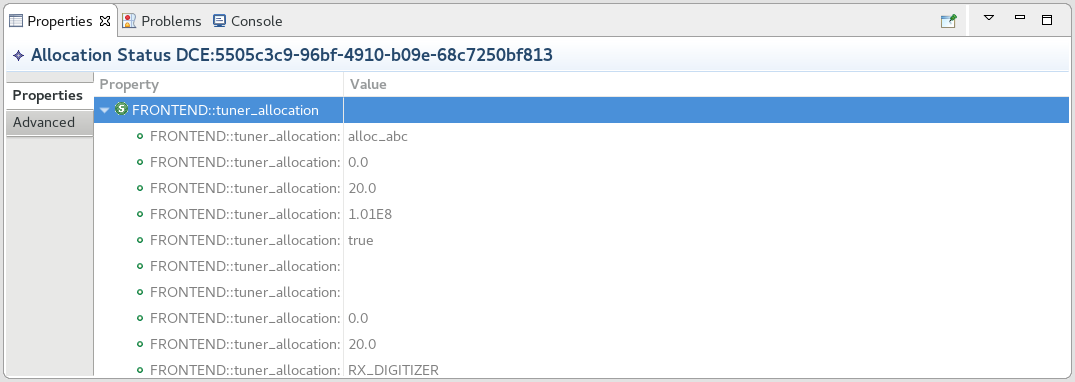 Allocation Manager Properties