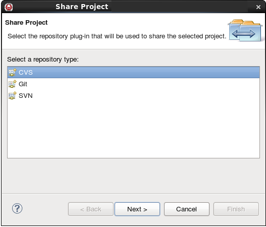 Share Project Dialog